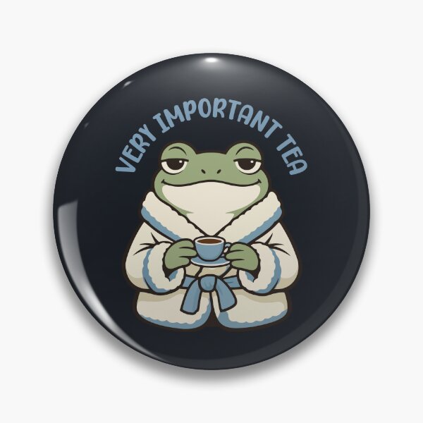 Item preview, Funny Frog Drinking Tea Cartoon  designed and sold by stylishdzign.
