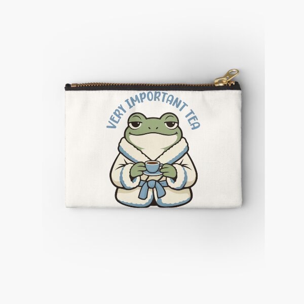 Item preview, Funny Frog Drinking Tea Cartoon  designed and sold by stylishdzign.