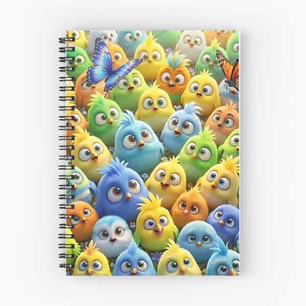 Item preview, 100 funny birds 3d designed and sold by ToxicInkArt.