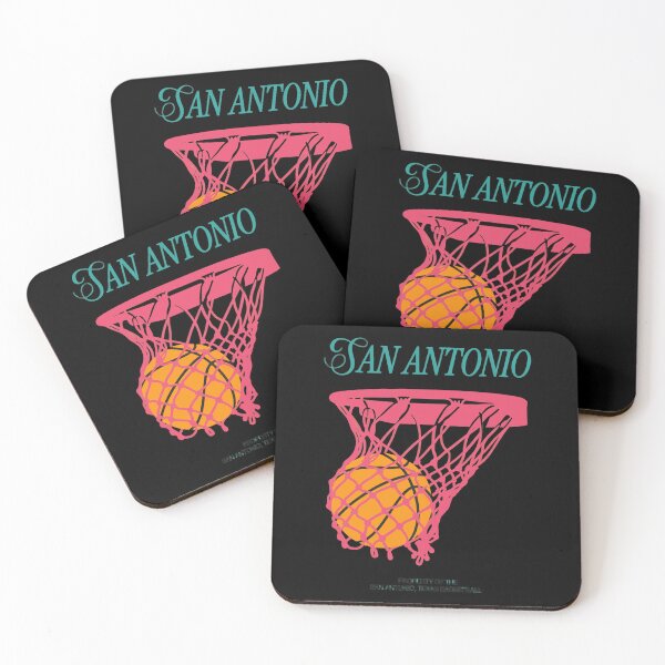 Item preview, San Antonio Basketball Retro Net Design designed and sold by MaryGordo69359.