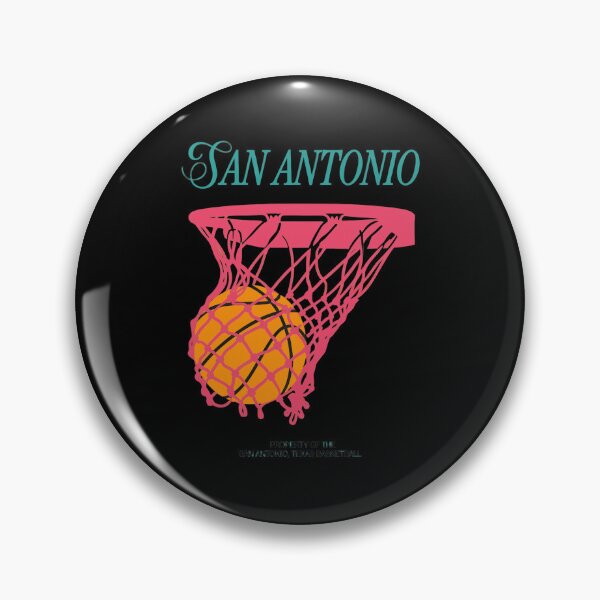 Item preview, San Antonio Basketball Retro Net Design designed and sold by MaryGordo69359.
