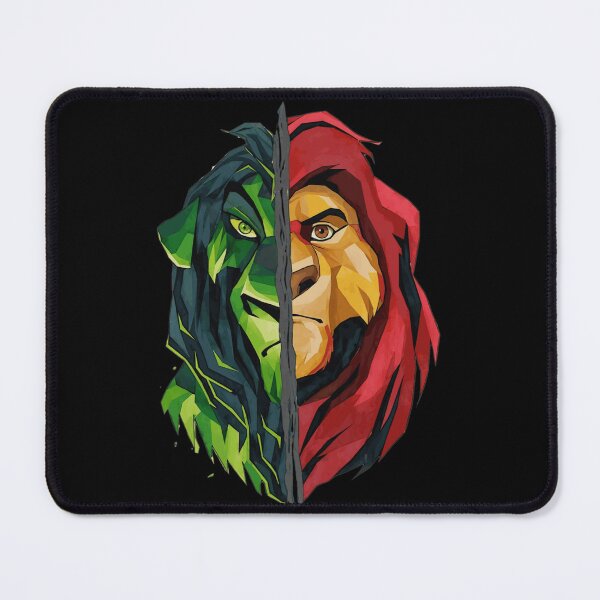 Item preview, Lion Face Duality Graphic designed and sold by MaryGolde33590.