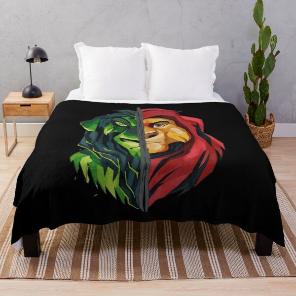 Item preview, Lion Face Duality Graphic designed and sold by MaryGolde33590.