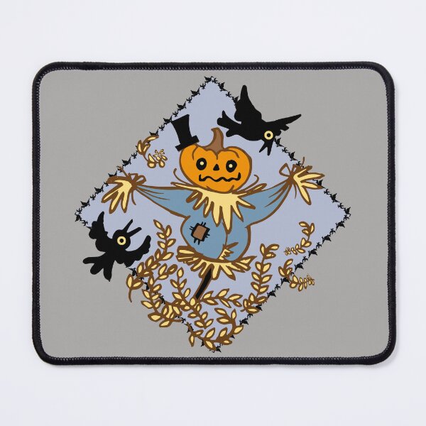 Item preview, Scarecrow surrounded by crows halloween  designed and sold by Konopikyu.