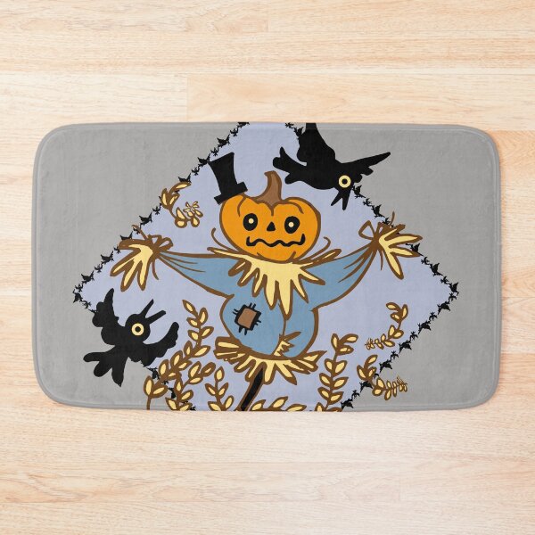 Item preview, Scarecrow surrounded by crows halloween  designed and sold by Konopikyu.