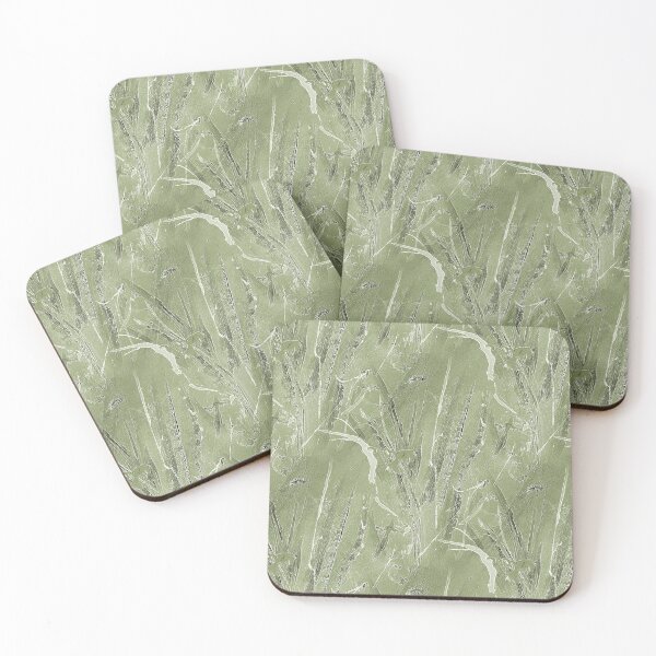 Item preview, Foliage Abstract in Monochromatic Light Green designed and sold by Artistestella.