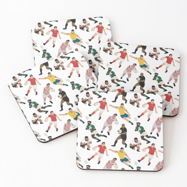 Item preview, Rugby Players Pattern designed and sold by EllenorMererid.