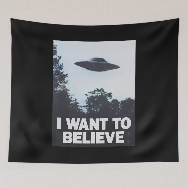 Item preview, Retro UFO Forest Belief  designed and sold by RUTLLACE.