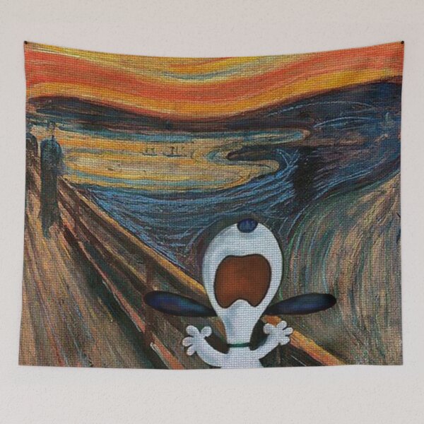 Item preview, The scream snoopy whoopy illustration designed and sold by johnhaugg.