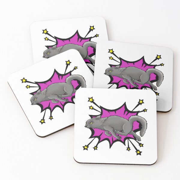 Item preview, Surprised Cat Pop Art Explosion Graphic designed and sold by OlyvieArt.