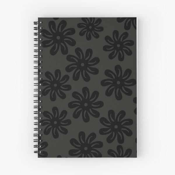 Item preview, Black Monochrome Floral Pattern designed and sold by GemsAnatomy.