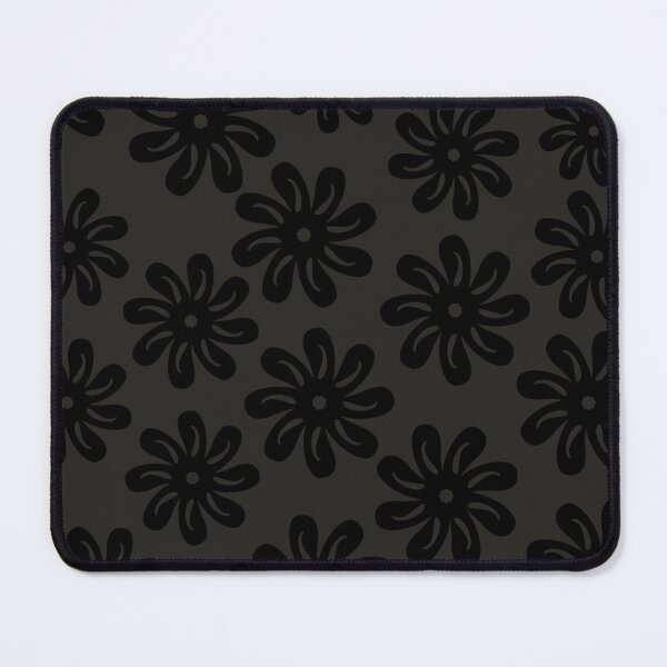 Item preview, Black Monochrome Floral Pattern designed and sold by GemsAnatomy.