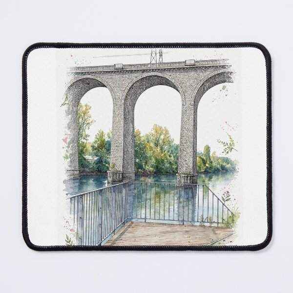 Item preview, Stone Viaduct in Watercolor designed and sold by Axokris.