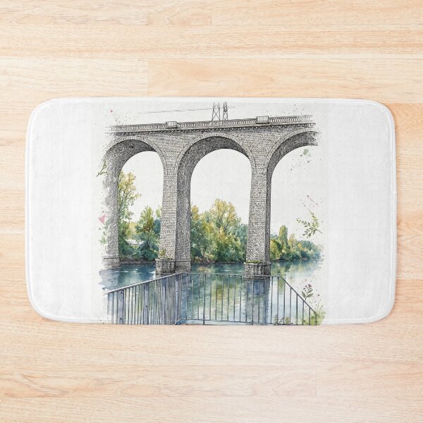 Item preview, Stone Viaduct in Watercolor designed and sold by Axokris.