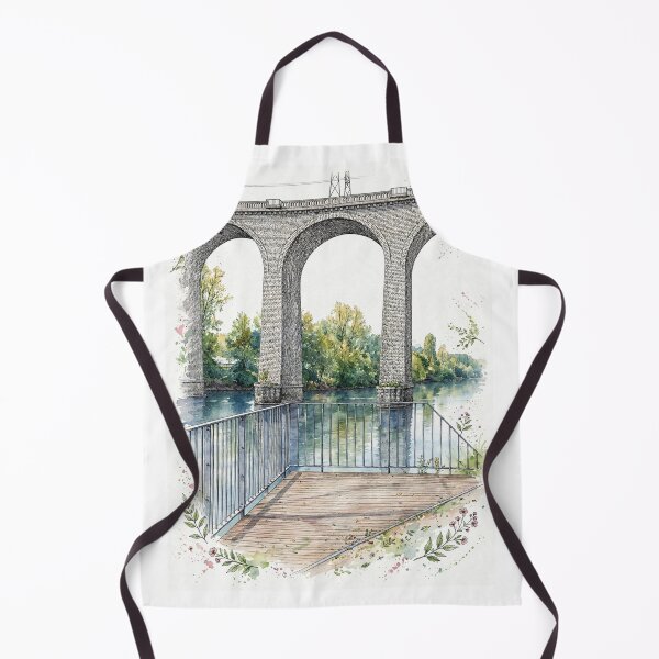 Item preview, Stone Viaduct in Watercolor designed and sold by Axokris.