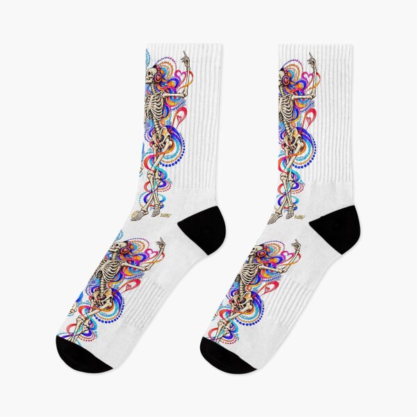 Item preview, Psychedelic Skeleton Lovers Dance  designed and sold by Qenlo.