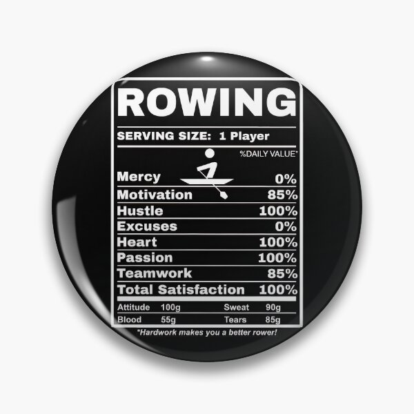 Item preview, Rowing Nutrition Facts Funny Athlete Sports Gift designed and sold by shrumrubelich.