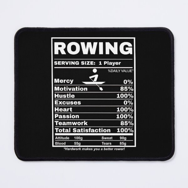 Item preview, Rowing Nutrition Facts Funny Athlete Sports Gift designed and sold by shrumrubelich.