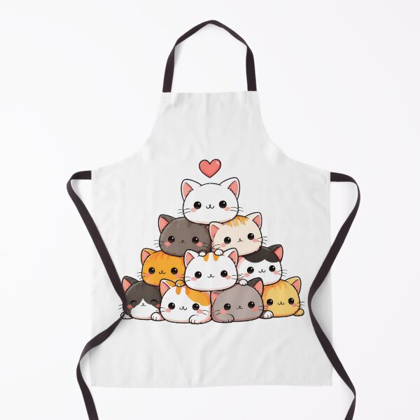 Item preview, Cute Cat Pyramid Stack Kawaii Design designed and sold by OlyvieArt.