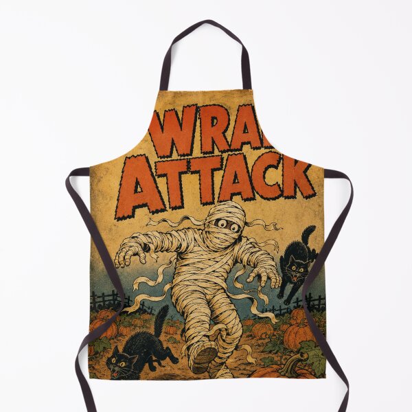 Item preview, Vintage Halloween Cover Art: Mummy Toilet Paper Trouble designed and sold by bapupa.
