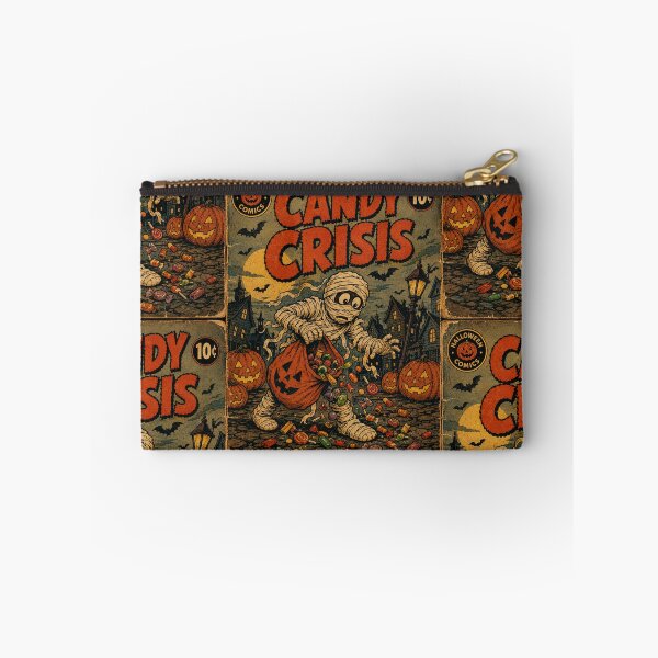 Item preview, Vintage Halloween Cover Art: Silly Mummy Candy Bag Disaster designed and sold by bapupa.