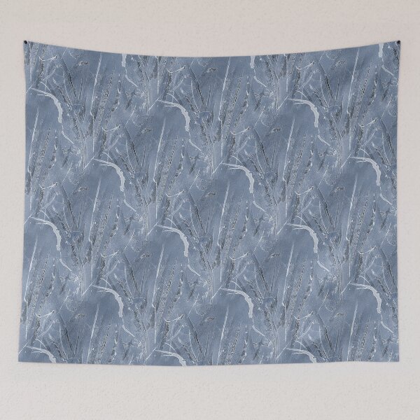 Item preview, Foliage Abstract in Monochromatic Light Blue designed and sold by Artistestella.
