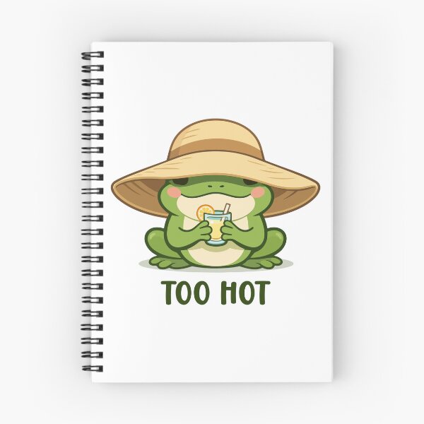 Item preview, Funny Frog Cartoon Drinking Lemonade Summer Heat designed and sold by stylishdzign.