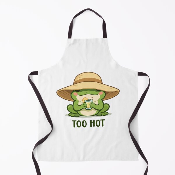 Item preview, Funny Frog Cartoon Drinking Lemonade Summer Heat designed and sold by stylishdzign.