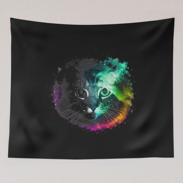 Item preview, Cosmic Cat Astronaut Helmet Galaxy  designed and sold by RUTLLACE.