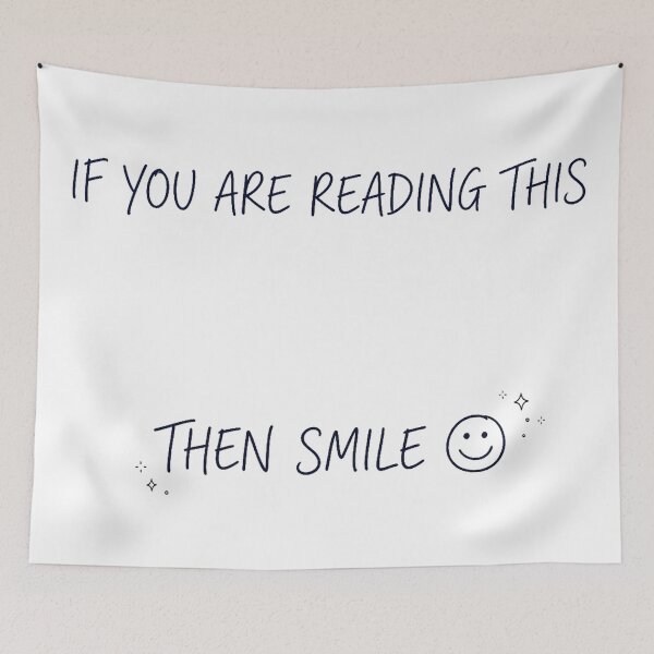 Item preview, If You Are Reading This Smile designed and sold by TOMSZE.