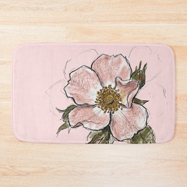 Item preview, Rosa Centre Stage: The Feral Groundcover Rose Art Print designed and sold by FreiherrPK.
