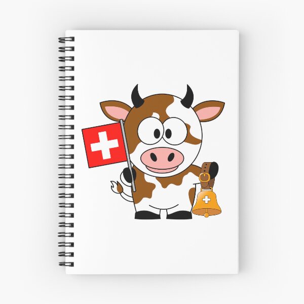 Item preview, Swiss cow with cowbell designed and sold by QuanntixArt.