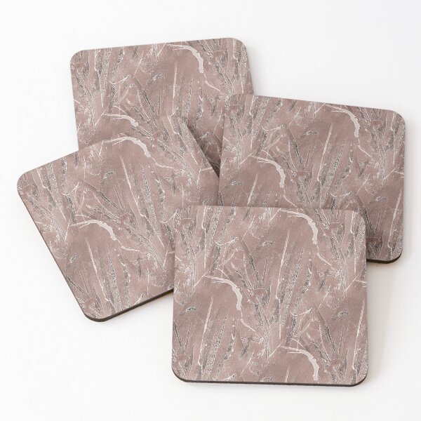 Item preview, Foliage Abstract in Monochromatic Light Brown designed and sold by Artistestella.