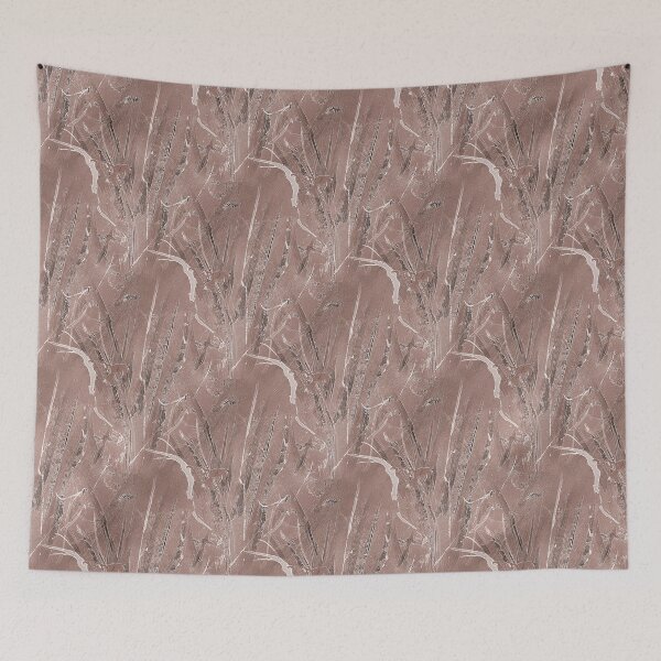 Item preview, Foliage Abstract in Monochromatic Light Brown designed and sold by Artistestella.