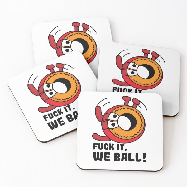 Item preview, Fuck It, We Ball! | Funny Chaotic Character designed and sold by Creatory.studio.