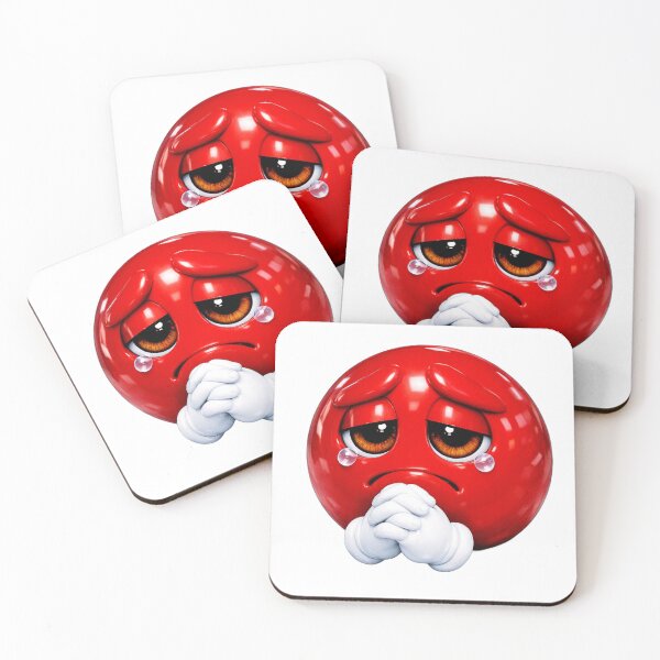 Artikelvorschau, Traurigkeit: Rote Emoji-Sammlung entworfen und verkauft von EscapeArtist13.