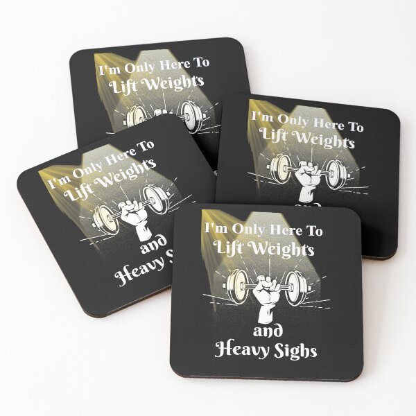 Item preview, I'm Only Here To Lift Weights Funny Gym designed and sold by alizaussi.