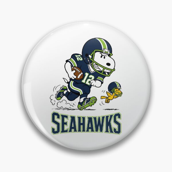 Item preview, Snoopy & Woodstock Seattle Seahawks Football Retro F096 designed and sold by GLUVY-THEME.