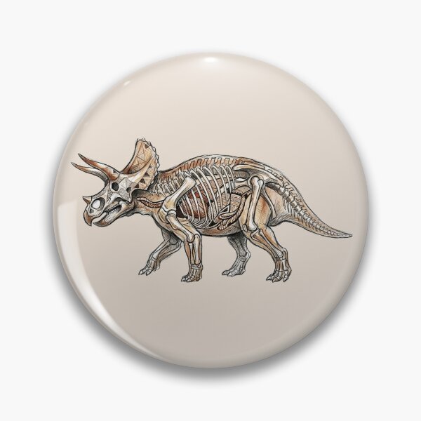 Item preview, Triceratops Prorsus: The Cretaceous Engine Anatomy Art Print designed and sold by FreiherrPK.
