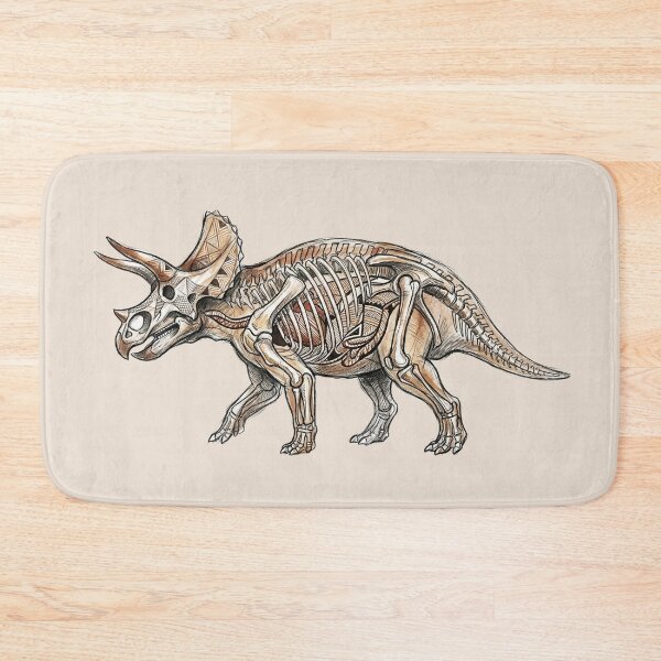 Item preview, Triceratops Prorsus: The Cretaceous Engine Anatomy Art Print designed and sold by FreiherrPK.