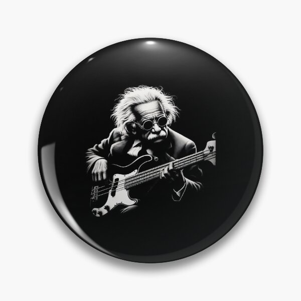 Item preview, E i n s t e i n Playing Bass designed and sold by Lapiinart.