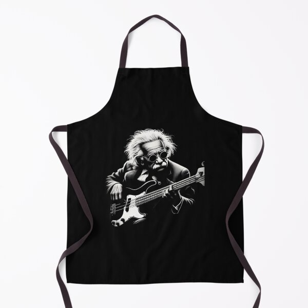 Item preview, E i n s t e i n Playing Bass designed and sold by Lapiinart.