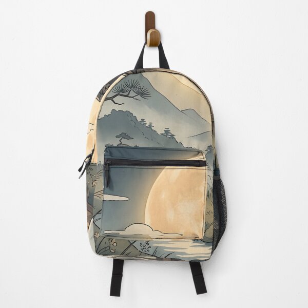 Item preview, Cute Ghost Reading Under Moon Vintage Night Landscape designed and sold by MCV-Designs.