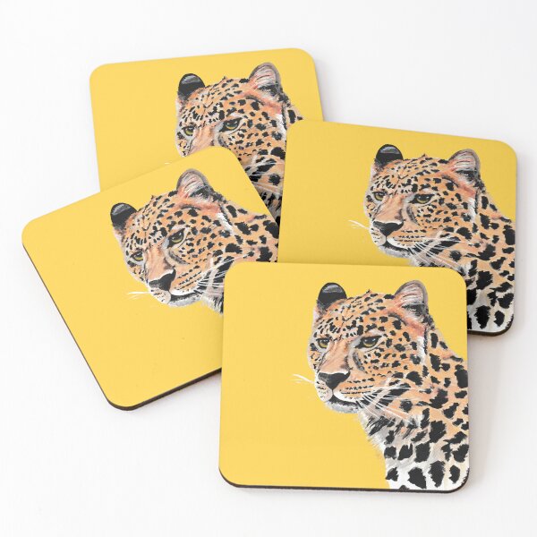 Item preview, Jaguar with a target prey designed and sold by viviwildpaint.