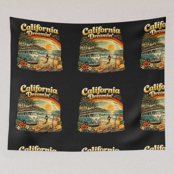 Item preview, California Retro Road Trip designed and sold by aissadjoudi.