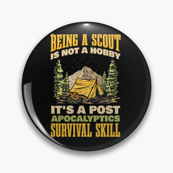 Item preview, Scout Survival Skill Apocalypse Hobby Outdoor Tent Mountain designed and sold by tohillregaller.
