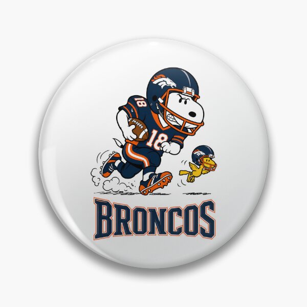Item preview, Snoopy & Woodstock Denver Broncos Football Retro F067 designed and sold by GLUVY-THEME.