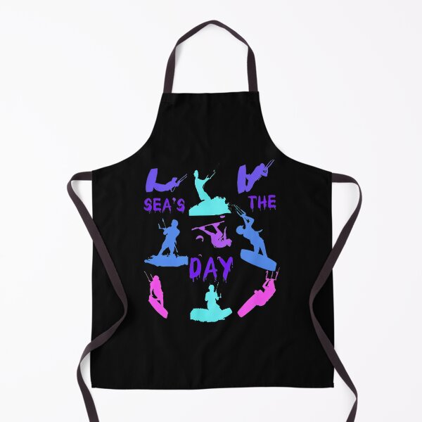 Item preview, Sea's The Day Kitesurfing Silhouette Art designed and sold by jessgafowlie.