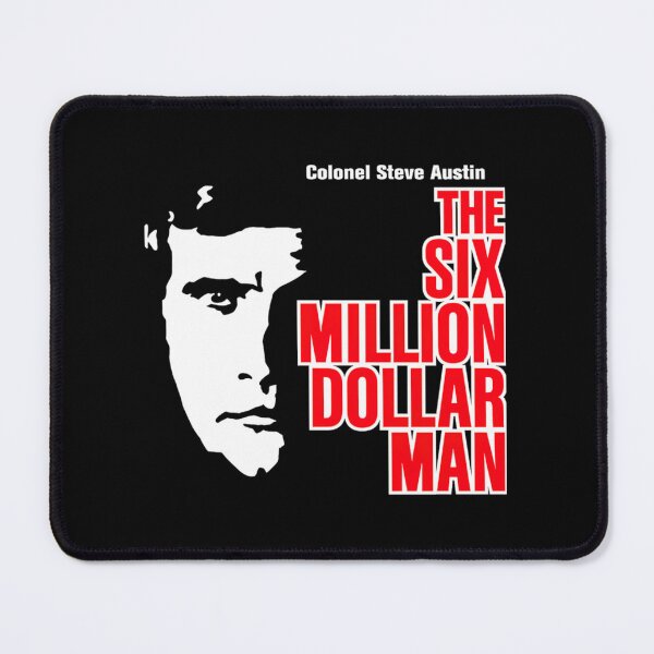 Item preview, The Six Million Dollar Man Monochrome Portrait designed and sold by duffkebattclum.