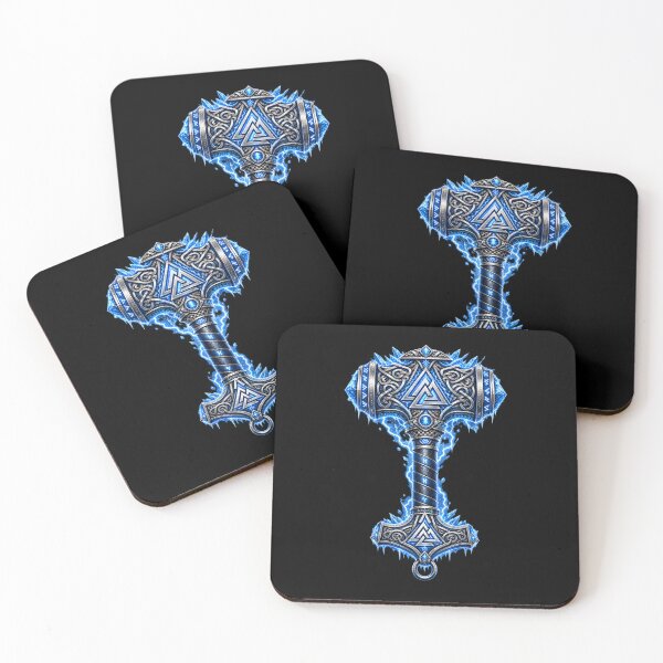 Item preview, Mjölnir Thor's Hammer Runes – Norse Mythology Graphic designed and sold by Noventra112.